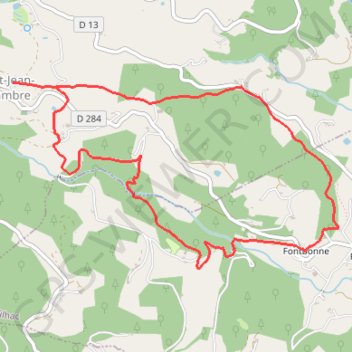 Autour de Saint-Jean-Chambre GPS track, route, trail