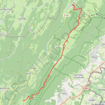 GTJ - Etape17 GPS track, route, trail