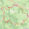 Marche en Pays de Jars Saint-Martin-d'Estréaux GPS track, route, trail