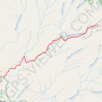 Barranco del Infierno GPS track, route, trail