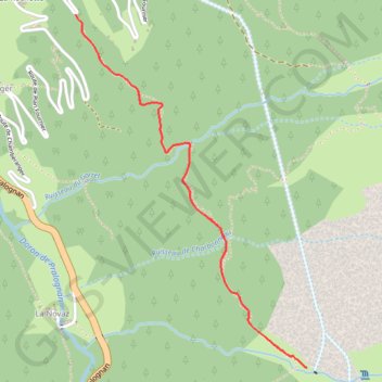 Cascade de la Vuzelle A/R GPS track, route, trail