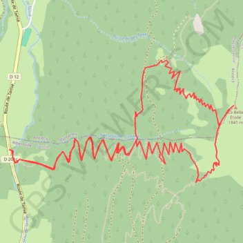 LA BELLE ETOILE GPS track, route, trail