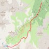 Montée au refuge du Mont Thabor GPS track, route, trail