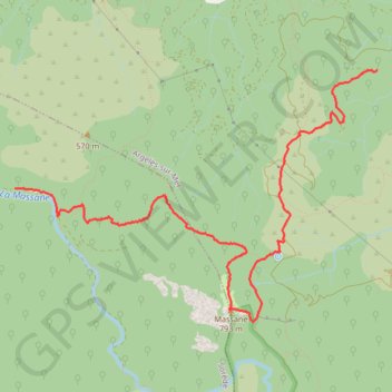 Gorges Lavall GPS track, route, trail