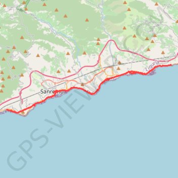 Sanremo - Marathon ❤️ GPS track, route, trail