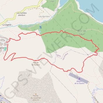 Vanoise - La Croix de Combefolle GPS track, route, trail
