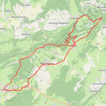 Levier VTT 9 sept. 2021 à 12:49 GPS track, route, trail