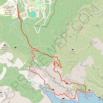 Calanques - Morgiou - Sugiton GPS track, route, trail