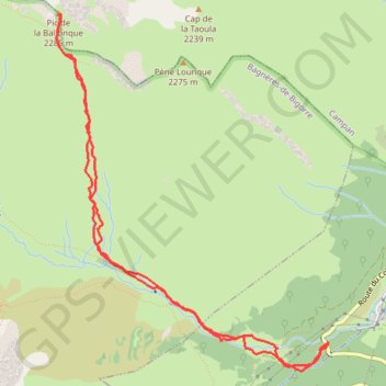 Sortie hivernale au Pic Ballonque GPS track, route, trail