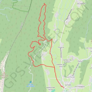 Hivernale de Méaudre GPS track, route, trail