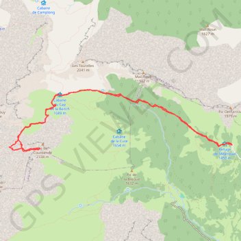 Pic de Countende GPS track, route, trail
