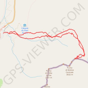 Pointe de Molenne GPS track, route, trail