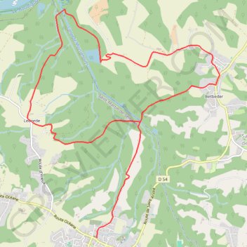 Saint-André et Saint-Martin-de-Seignanx GPS track, route, trail