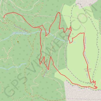 Boucle du Châtel GPS track, route, trail