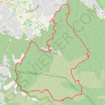 Luberon - Rochers de Baude GPS track, route, trail