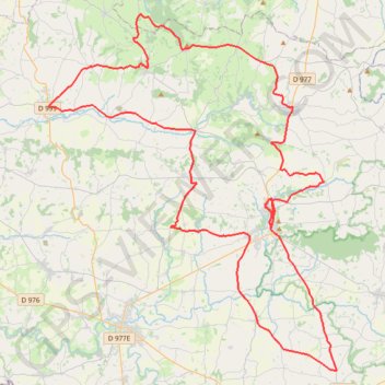Tour du Mortainais GPS track, route, trail