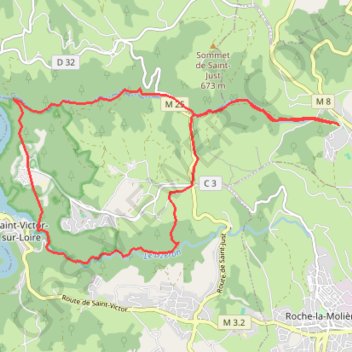 Randonnée du 10/04/2023 à 15:37 GPS track, route, trail