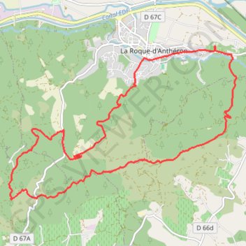 La Roque d'Anthéron GPS track, route, trail