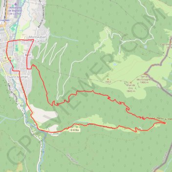 Fonds de Burbe - Saint-Mamet GPS track, route, trail