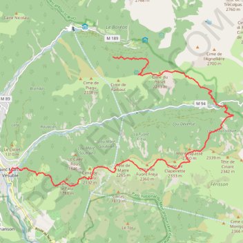 Le Boreon - baisse de ferisson - Saint martin GPS track, route, trail