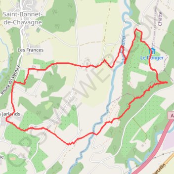 Chavanaise - Petite Randonnée GPS track, route, trail