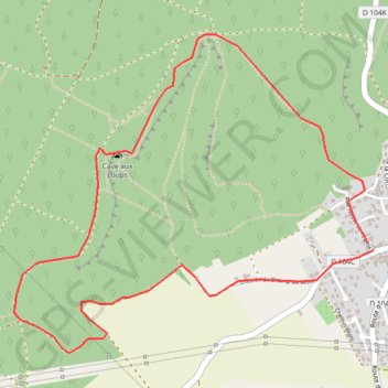 La Combe d'Arvaux GPS track, route, trail