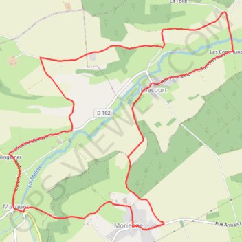 La Quesnoye - Morienne GPS track, route, trail