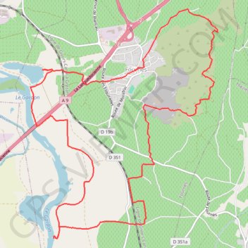 Les Fosses de Fournès GPS track, route, trail