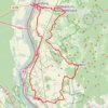 Chalampé - Müllheim - Kandern - Fischingen - Chalampé GPS track, route, trail
