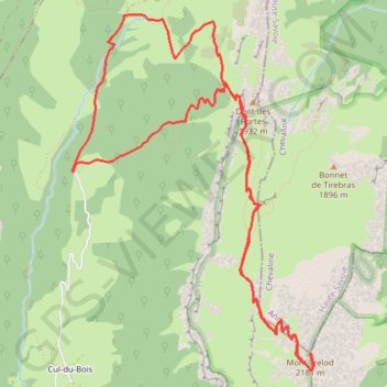 Bauges-Le Trelod GPS track, route, trail