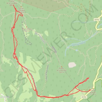 Pointe de la Gorgeat GPS track, route, trail