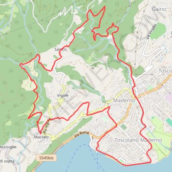 Toscolano-Maderno GPS track, route, trail
