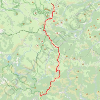 GR73 Randonnée de Chantemerle (Haute-Loire) à Fontaulière (Ardèche) GPS track, route, trail