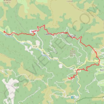 Le Villard - Sarrabasche GPS track, route, trail