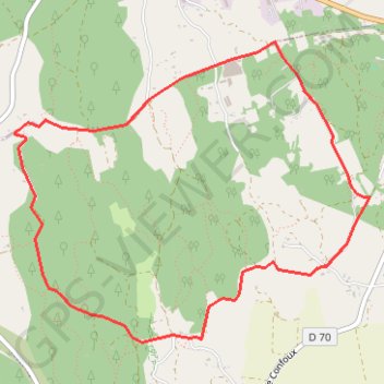 Les Pierres Sèches GPS track, route, trail