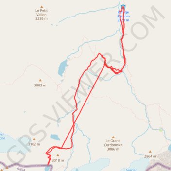 Sommeiller GPS track, route, trail