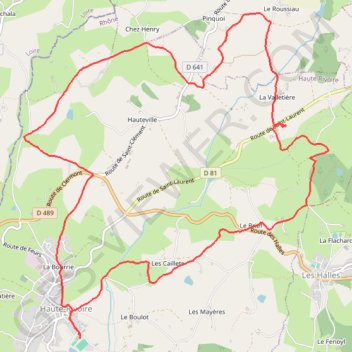 Rando Haute Rivoire GPS track, route, trail