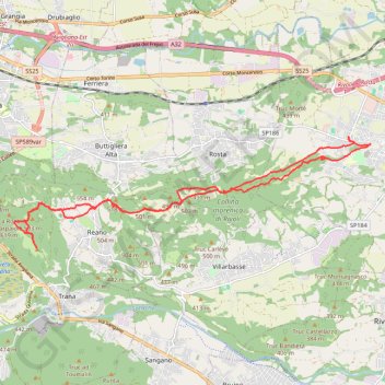 Rivoli-Moncuni GPS track, route, trail