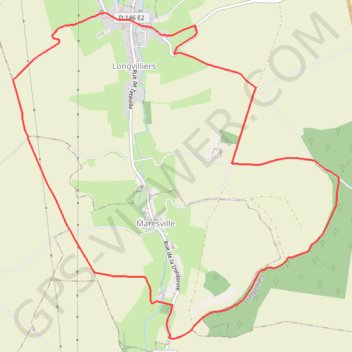 Le bois de Longvilliers GPS track, route, trail