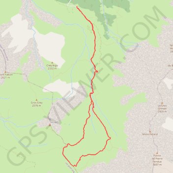 LA BASSE DE GERBIER GPS track, route, trail