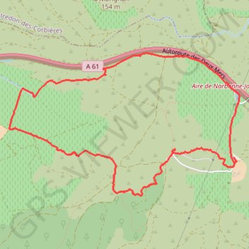 Étang de Jonquiéres - Narbonne GPS track, route, trail