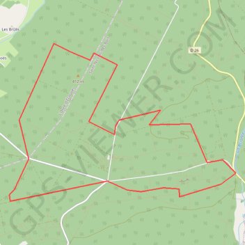 Aux portes d'Alençon - Rochers du Vignage GPS track, route, trail