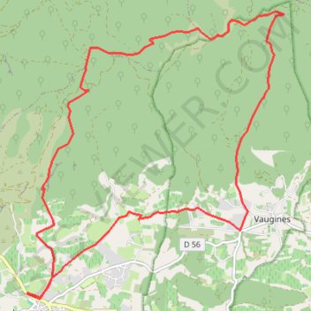 LOurmarin GPS track, route, trail