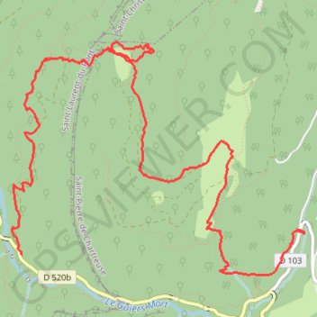 Rocher du Solitaire GPS track, route, trail
