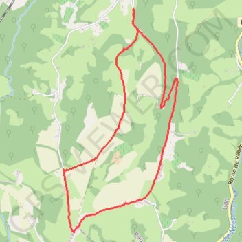 Coteau de Haut-de-Gan GPS track, route, trail