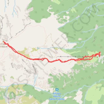 La Cialma GPS track, route, trail
