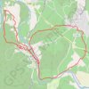 Cascades du Sautadet GPS track, route, trail
