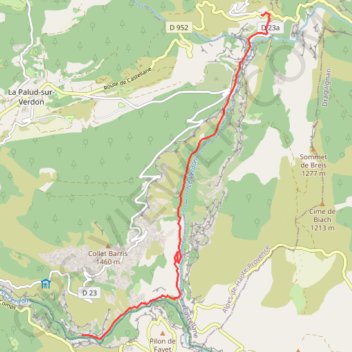 Rando-Verdon-Jour 3 GPS track, route, trail