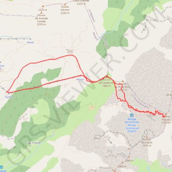 Pointe Percée GPS track, route, trail