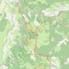 De Florac à Barre des Cévennes GPS track, route, trail